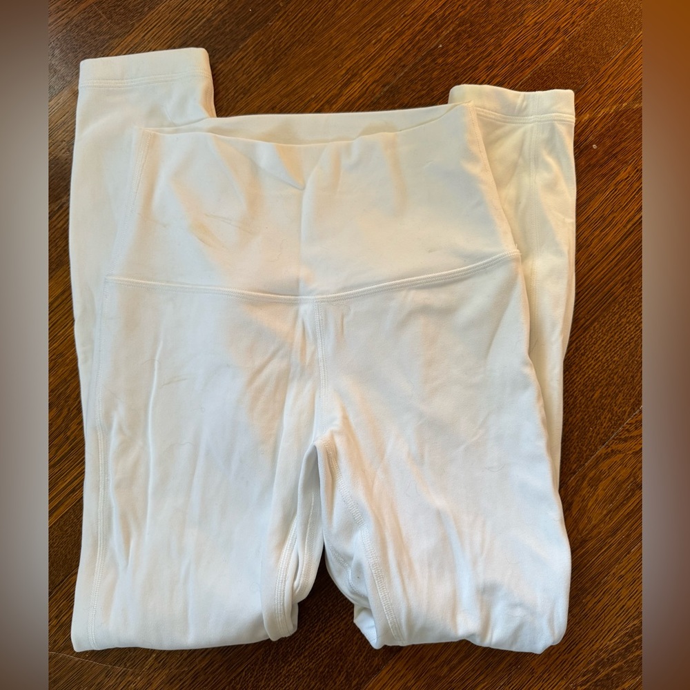 White lululemon align pants